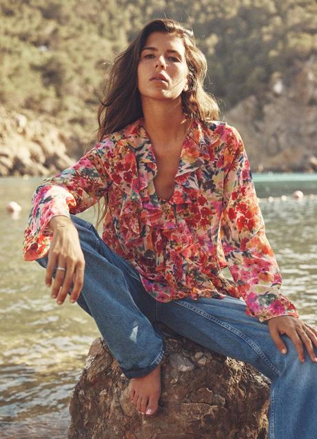 Imagen - Blusa de volantes multicolor