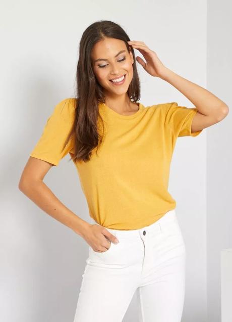 Imagen - Camiseta de algodón de Kiabi, 10 euros.