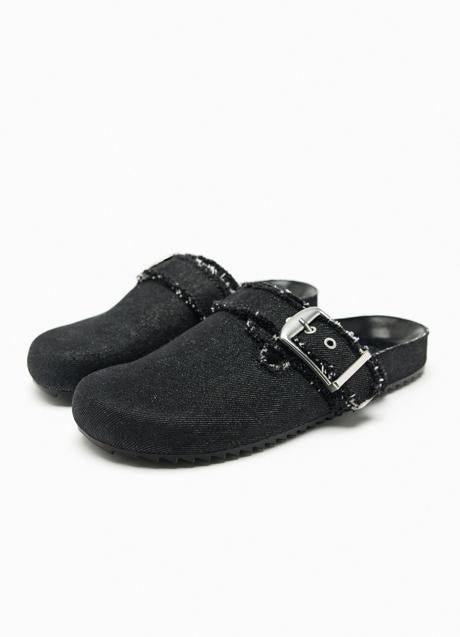 Imagen - Zueco en denim de Zara. Foto: Zara.