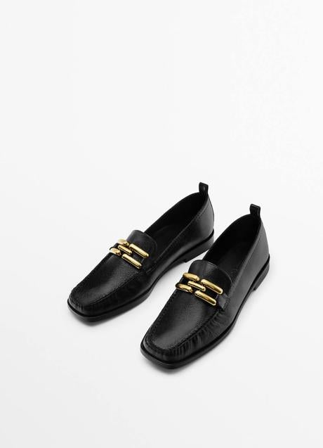 Imagen - Mocasines con adorno dorado