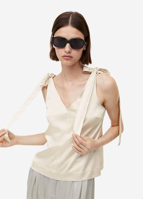 Imagen - Top de satén con lazos