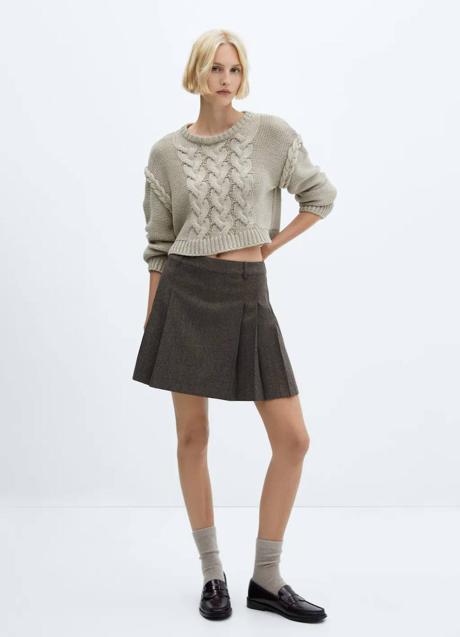 Imagen - Falda de tablas jaspeada