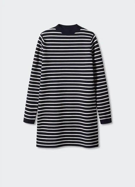 Imagen - Vestido de punto con estampado de rayas de Mango: Foto: Mango.