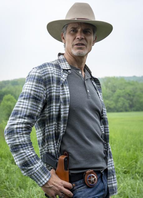 Imagen - Timothy Olyphant como Raylan Givens en una imagen de Justified. / DISNEY+