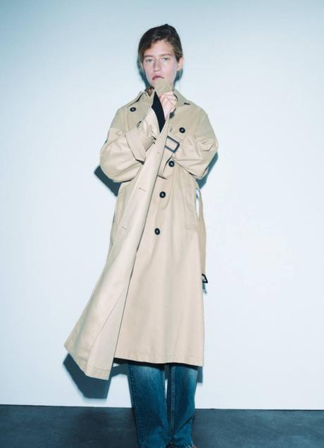 Imagen - Trench básico en tejido repelente de agua