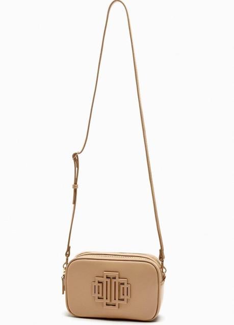 Imagen - Bolso bandolera con grabado y asa ancha