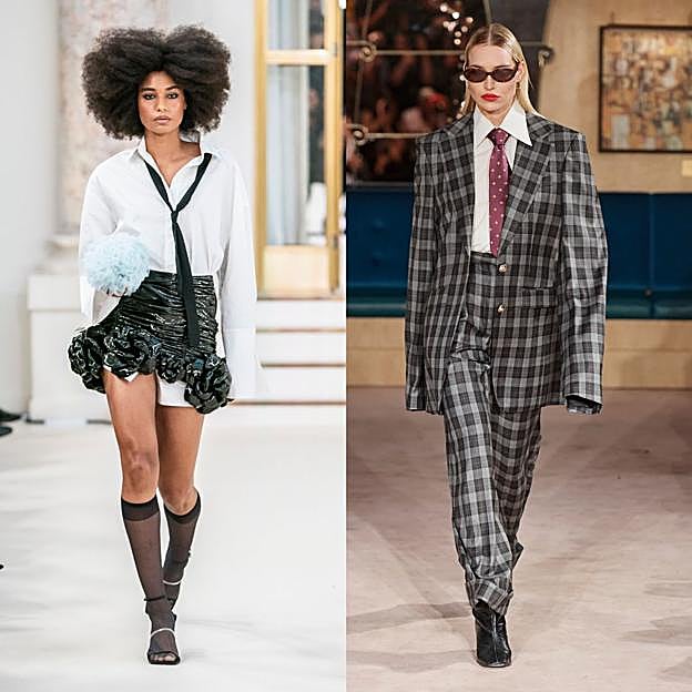 Looks con corbata de Rotate y Helen Anthony,