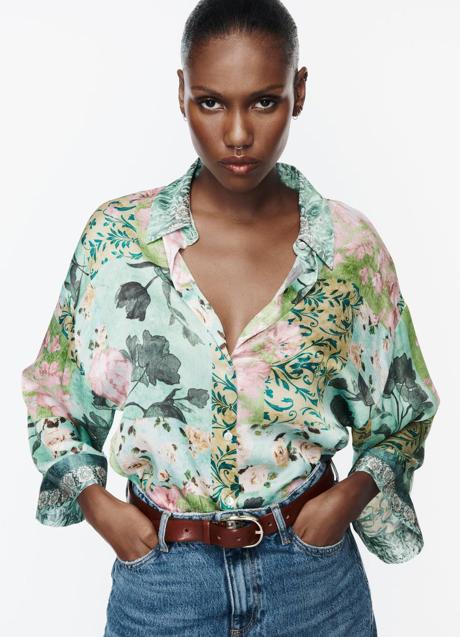 Imagen - Camisa de flores estilo oriental