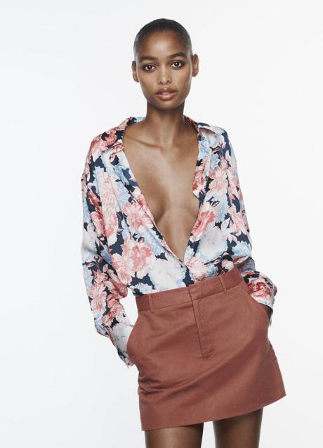 Imagen - Camisa de flores fluida