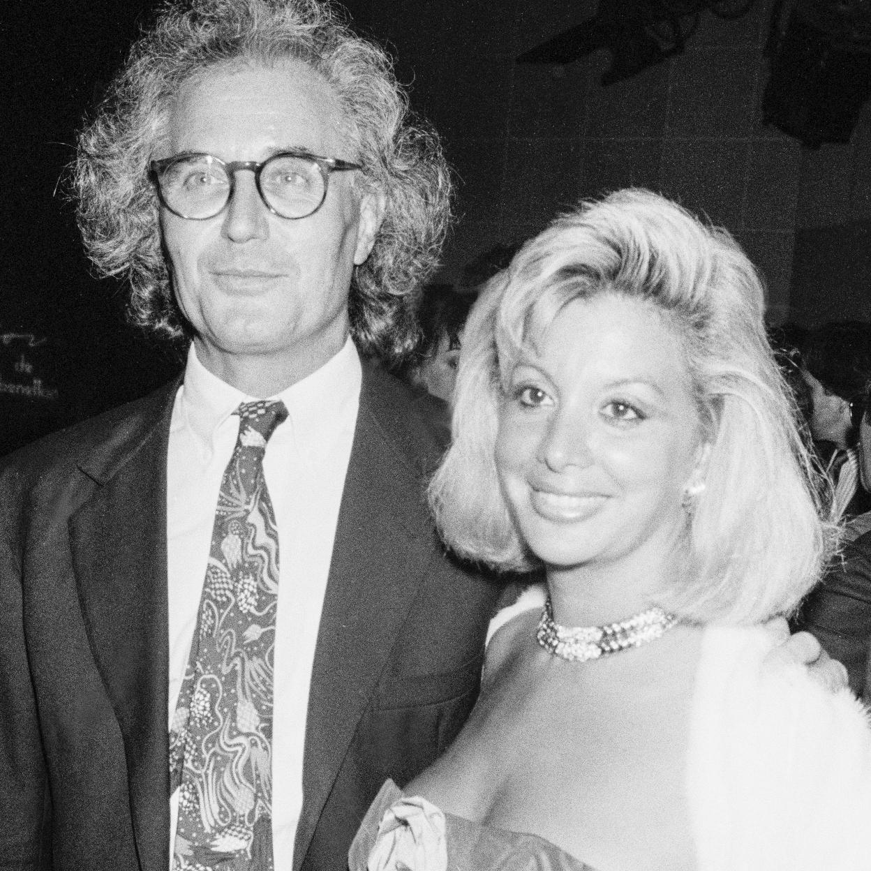 Luciano Benetton y Olivia Valère, en una imagen de 1988. 