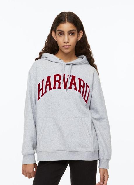 Imagen - Sudadera en gris Harvard. Foto: H&M.