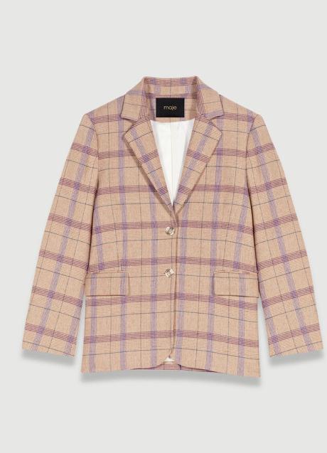 Imagen - Americana con estampado de cuadros de Maje (355 euros)