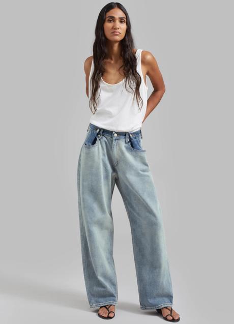 Imagen - Vaqueros ajustable de The Frankie Shop. Foto: The Frankie Shop.