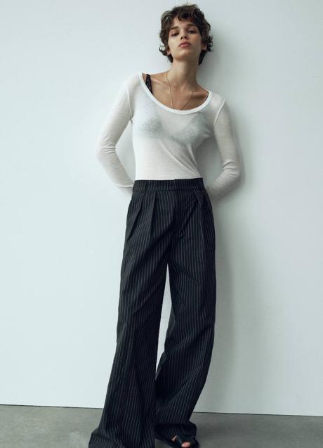 Imagen - Pantalón de vestir con estampado de raya diplomática