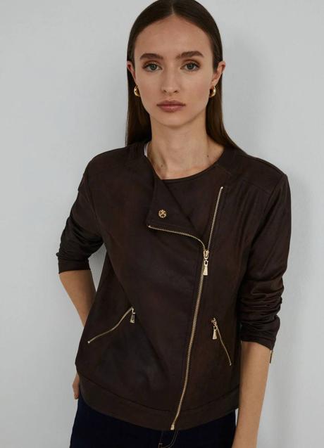 Imagen - Cazadora biker de ante