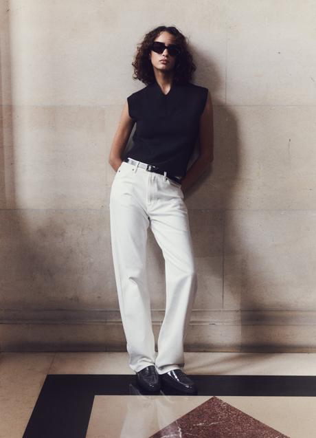 Imagen - Vaqueros blancos de Massimo Dutti (49,99 euros)