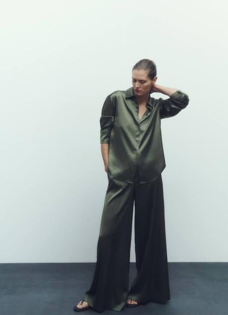 Imagen - Pantalón satinado pijamero