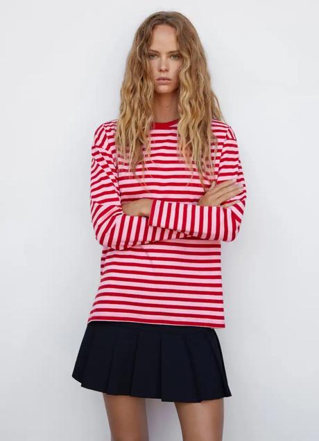 Imagen - Camiseta de rayas de Mango (19,99 euros)