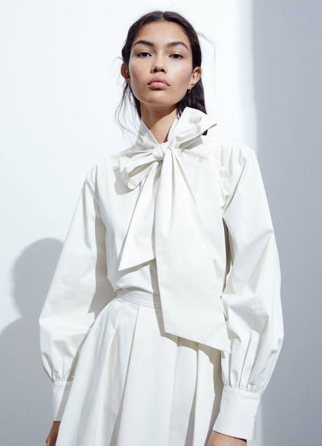 Imagen - Blusa romántica con maxi lazo