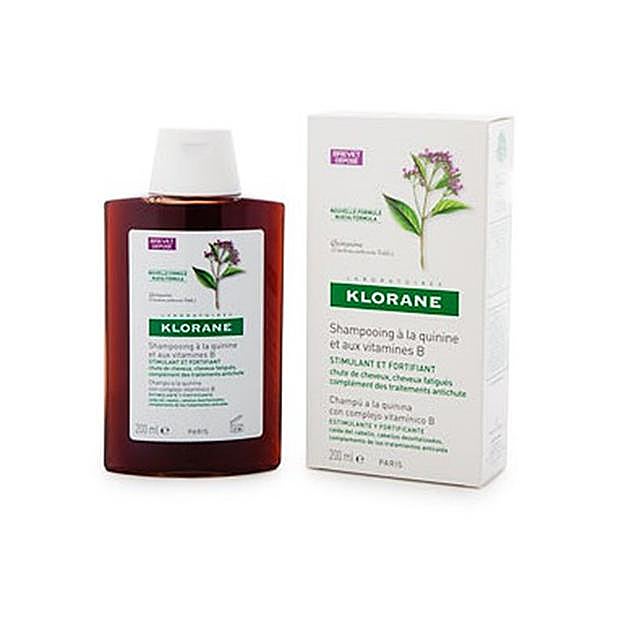 Champú a la Quinina de Klorane.