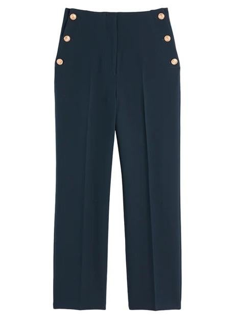 Imagen - Pantalón azul marino con botones dorados de La Redoute (59,99 euros)