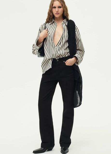 Imagen - Look básico con camisa a rayas