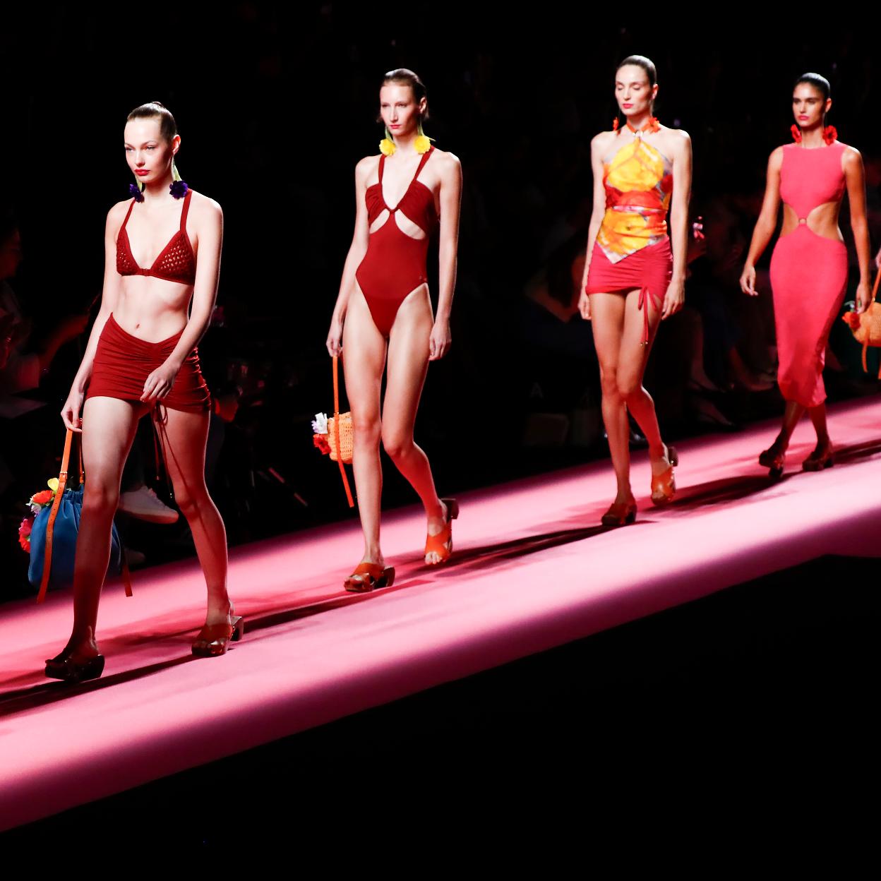 Aurelia Gil en la pasarela MBFWMADRID. /