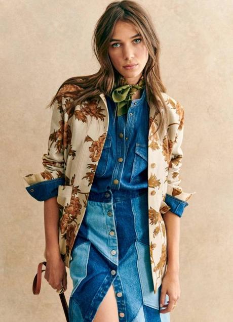 Imagen - Chaqueta con estampado de flores otoñal