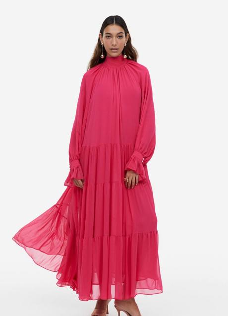 Imagen - MAxi vestido fucsia
