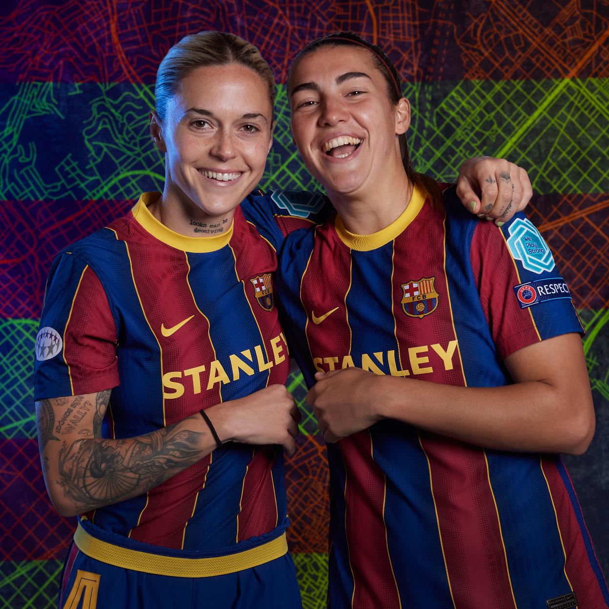 mapi León y Patri Guijarro son dos de las jugadoras más valiosas del FC Barcelona, el mejor equipo de fútbol femenino del mundo en la actualidad.