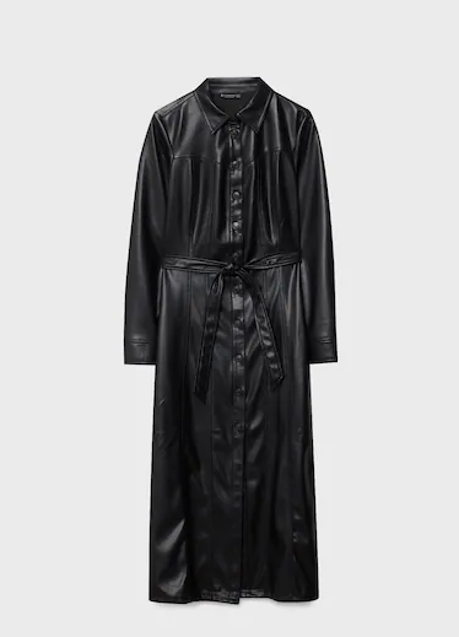 Imagen - El vestido de efecto piel de Stradivarius.