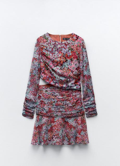 Imagen - Vestido con estampado de flores de Zara (35,99 euros)