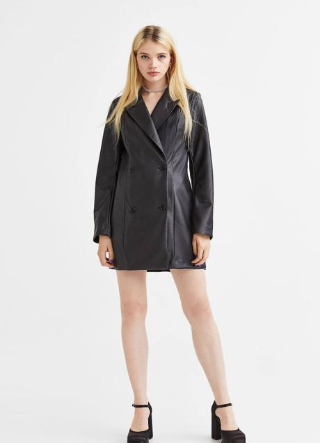 Imagen - Vestido blazer efecto piel