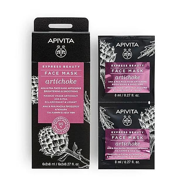 Express Beauty Mascarilla Alcachofa de Apivita.