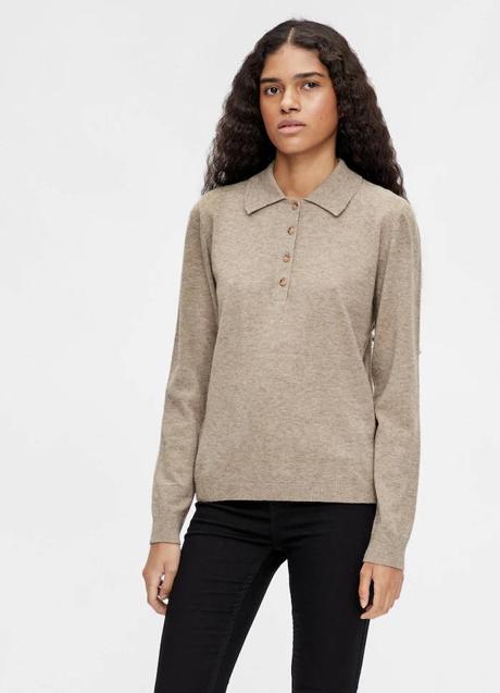 Imagen - Polo de punto jaspeado