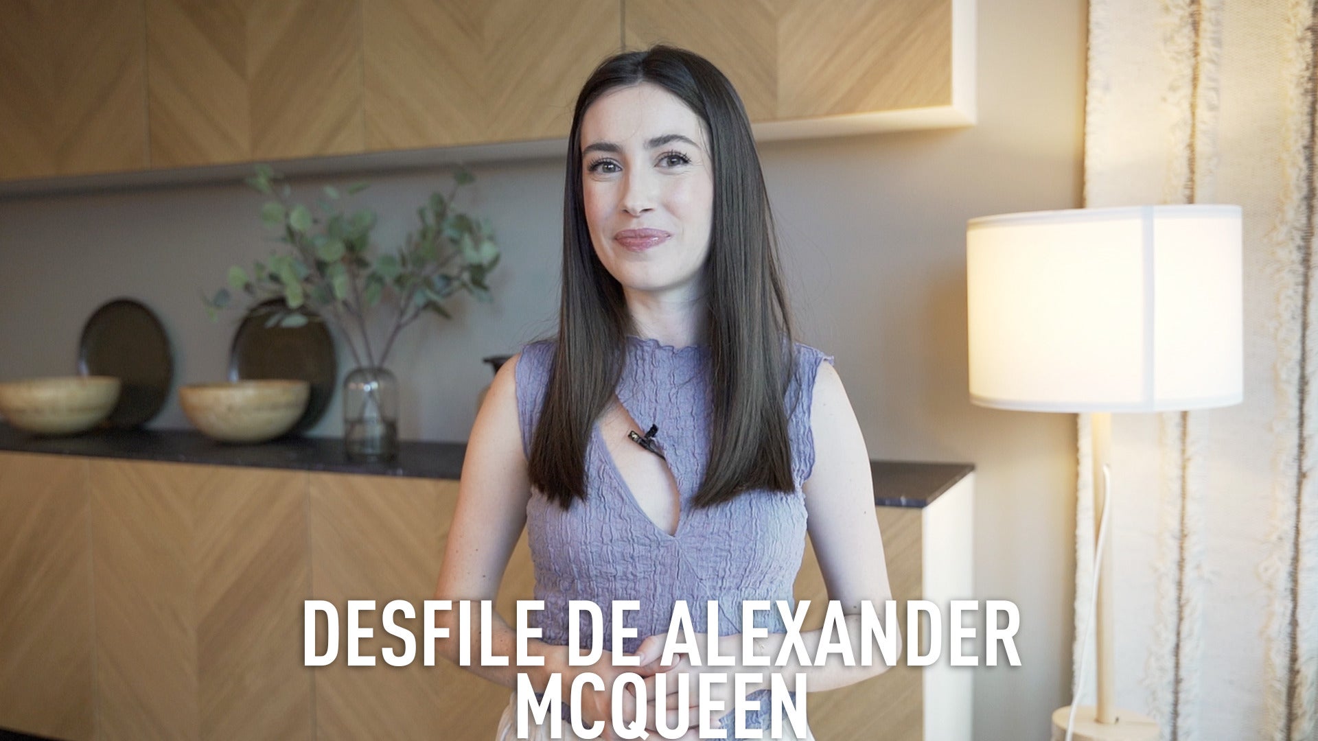 Alexander McQueen en la semana de la moda en París