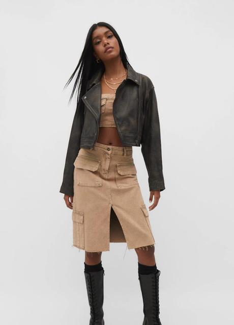 Imagen - Falda midi cargo