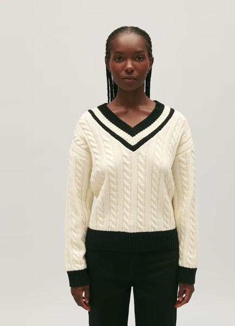 Imagen - Jersey de ochos con pico de Claudie Pierlot, 245 euros.
