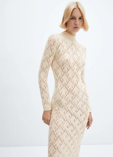 Imagen - Vestido calado de Mango (49,99 euros)