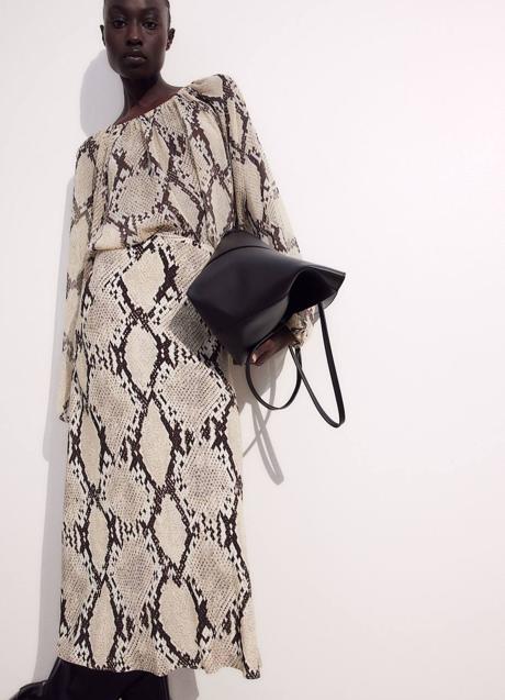 Imagen - Blusa con manga abullonada en animal print