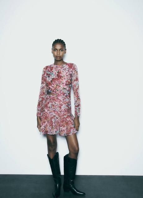 Imagen - Vestido de flores con cut-out