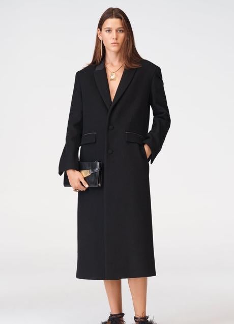 Imagen - Abrigo de lana con forro plisado de Zara