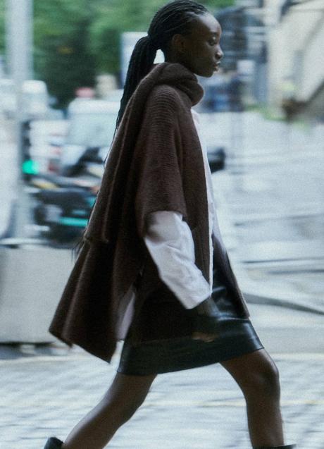 Imagen - Chaqueta de punto con bufanda