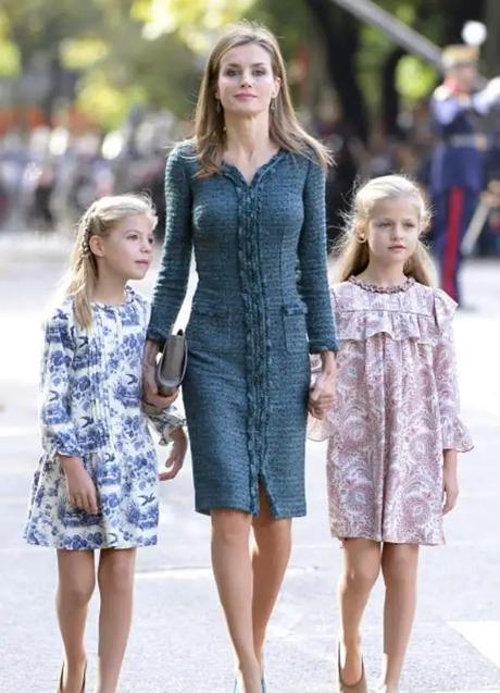 Imagen - El look de la reina Letizia en el Día de la Hispanidad 2014/GTRES