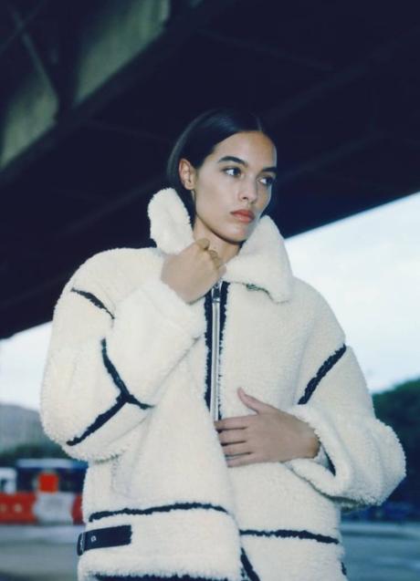 Imagen - Cazadora biker de borreguillo de Zara