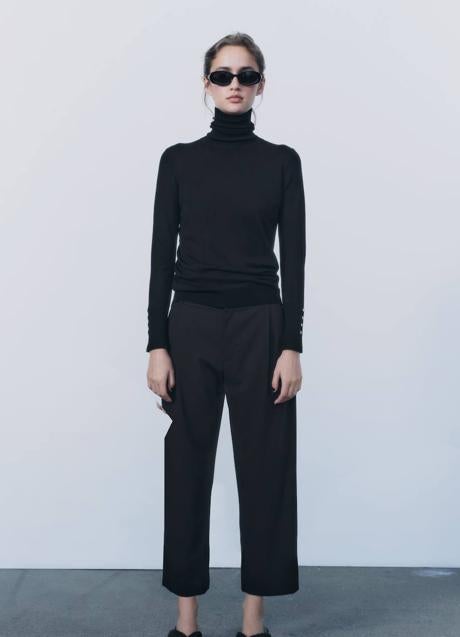 Imagen - Jersey básico con cuello alto