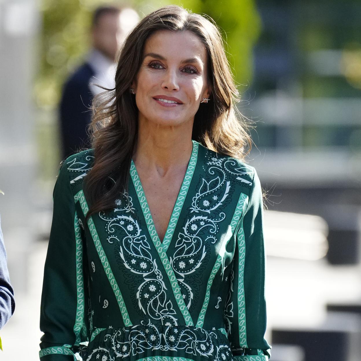 La reina Letizia durante el acto del Día Mundial de la Salud Mental.