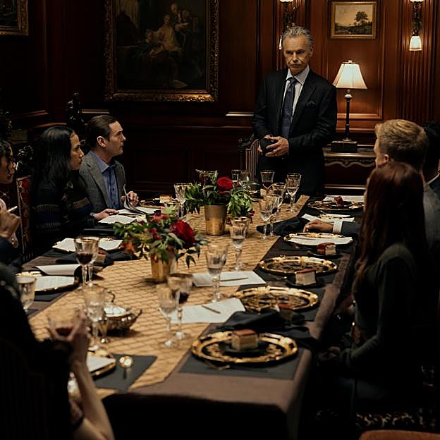 Bruce Greenwood como Roderick Usher en una imagen de La caída de la casa Usher. 