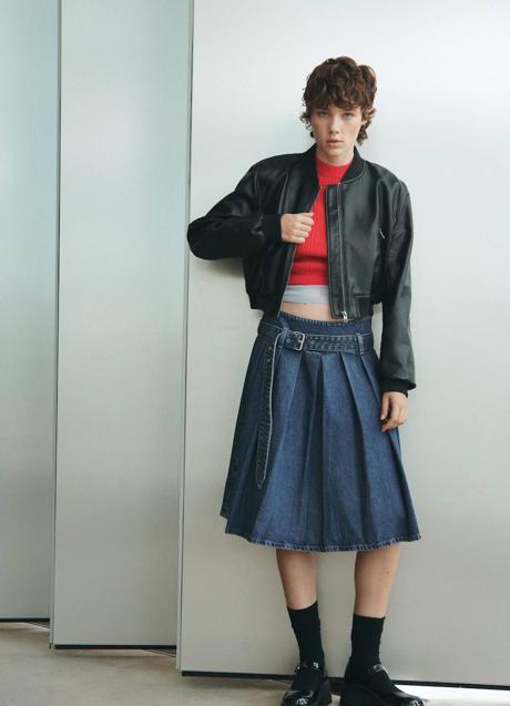 Imagen - Falda de tablas denim