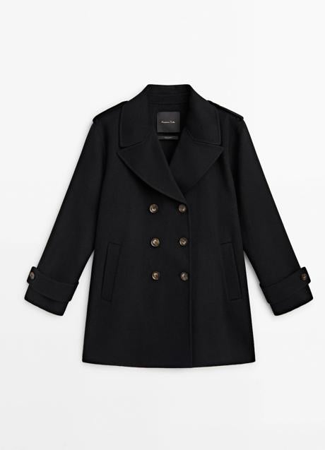 Imagen - Abrigo negro de Massimo Dutti (169 euros)
